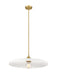 Pendant Z-Lite 820P24-OBR Olde Brass Paloma 1 Light Pendant Z-Lite