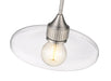Pendant Z-Lite 821P14-BN Brushed Nickel Paloma 1 Light Pendant Z-Lite