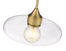 Pendant Z-Lite 821P14-OBR Olde Brass Paloma 1 Light Pendant Z-Lite