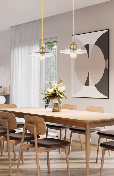 Pendant Z-Lite 821P14-OBR Olde Brass Paloma 1 Light Pendant Z-Lite