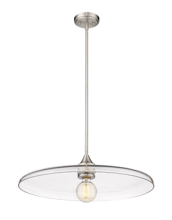 Pendant Z-Lite 821P24-BN Brushed Nickel Paloma 1 Light Pendant Z-Lite
