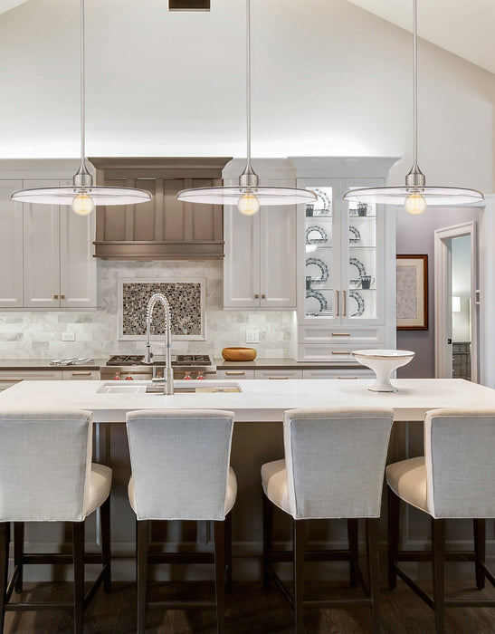 Pendant Z-Lite 821P24-BN Brushed Nickel Paloma 1 Light Pendant Z-Lite