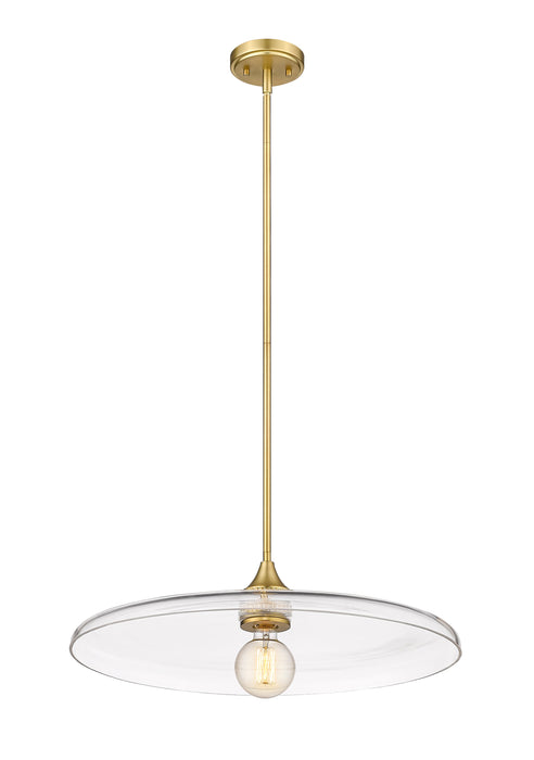 Pendant Z-Lite 821P24-OBR Olde Brass Paloma 1 Light Pendant Z-Lite
