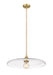 Pendant Z-Lite 821P24-OBR Olde Brass Paloma 1 Light Pendant Z-Lite