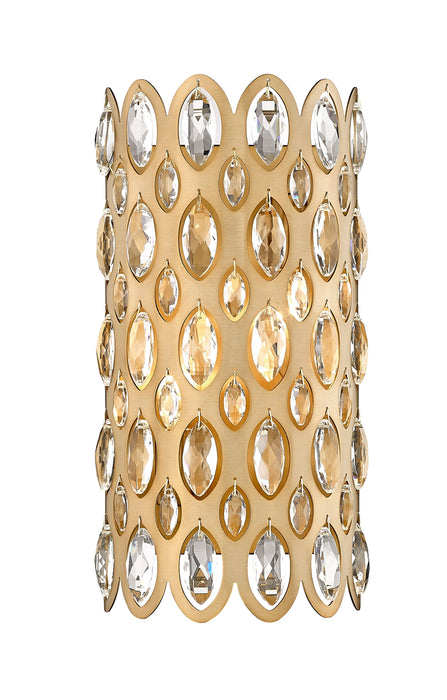Wall Sconce Z-Lite 822-2S-HB Heirloom Brass Dealey 2 Light Wall Sconce Z-Lite