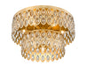 Flush Mount Z-Lite 822F20-HB Heirloom Brass Dealey 9 Light Flush Mount Z-Lite
