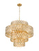 Chandelier Z-Lite 822P26-HB Heirloom Brass Dealey 13 Light Chandelier Z-Lite