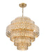 Chandelier Z-Lite 822P32-HB Heirloom Brass Dealey 17 Light Chandelier Z-Lite