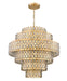 Chandelier Z-Lite 822P32-HB Heirloom Brass Dealey 17 Light Chandelier Z-Lite