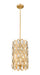 Pendant Z-Lite 822P9-HB Heirloom Brass Dealey 3 Light Pendant Z-Lite
