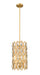 Pendant Z-Lite 822P9-HB Heirloom Brass Dealey 3 Light Pendant Z-Lite