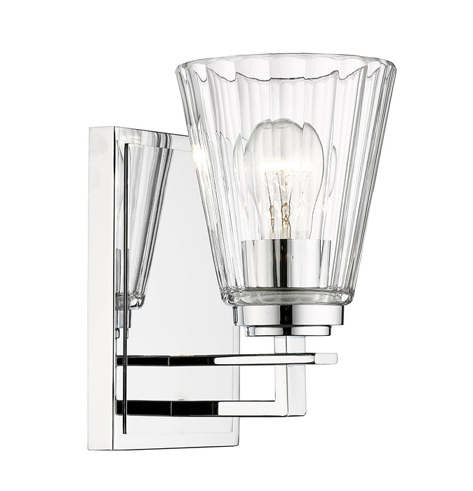 Wall Sconce Z-Lite 823-1S-CH Chrome Lyna 1 Light Wall Sconce Z-Lite
