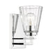 Wall Sconce Z-Lite 823-1S-CH Chrome Lyna 1 Light Wall Sconce Z-Lite