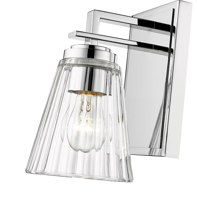 Wall Sconce Z-Lite 823-1S-CH Chrome Lyna 1 Light Wall Sconce Z-Lite