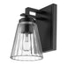 Wall Sconce Z-Lite 823-1S-MB Matte Black Lyna 1 Light Wall Sconce Z-Lite