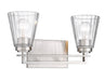 Vanity Z-Lite 823-2V-BN Brushed Nickel Lyna 2 Light Vanity Z-Lite