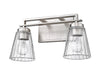 Vanity Z-Lite 823-2V-BN Brushed Nickel Lyna 2 Light Vanity Z-Lite