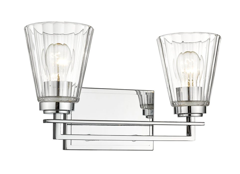 Vanity Z-Lite 823-2V-CH Chrome Lyna 2 Light Vanity Z-Lite