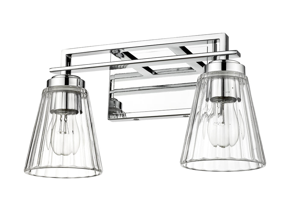 Vanity Z-Lite 823-2V-CH Chrome Lyna 2 Light Vanity Z-Lite