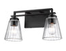 Vanity Z-Lite 823-2V-MB Matte Black Lyna 2 Light Vanity Z-Lite