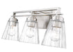 Vanity Z-Lite 823-3V-BN Brushed Nickel Lyna 3 Light Vanity Z-Lite