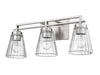 Vanity Z-Lite 823-3V-BN Brushed Nickel Lyna 3 Light Vanity Z-Lite