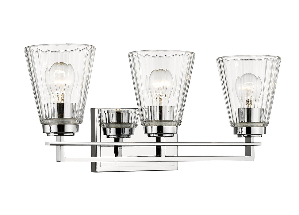 Vanity Z-Lite 823-3V-CH Chrome Lyna 3 Light Vanity Z-Lite
