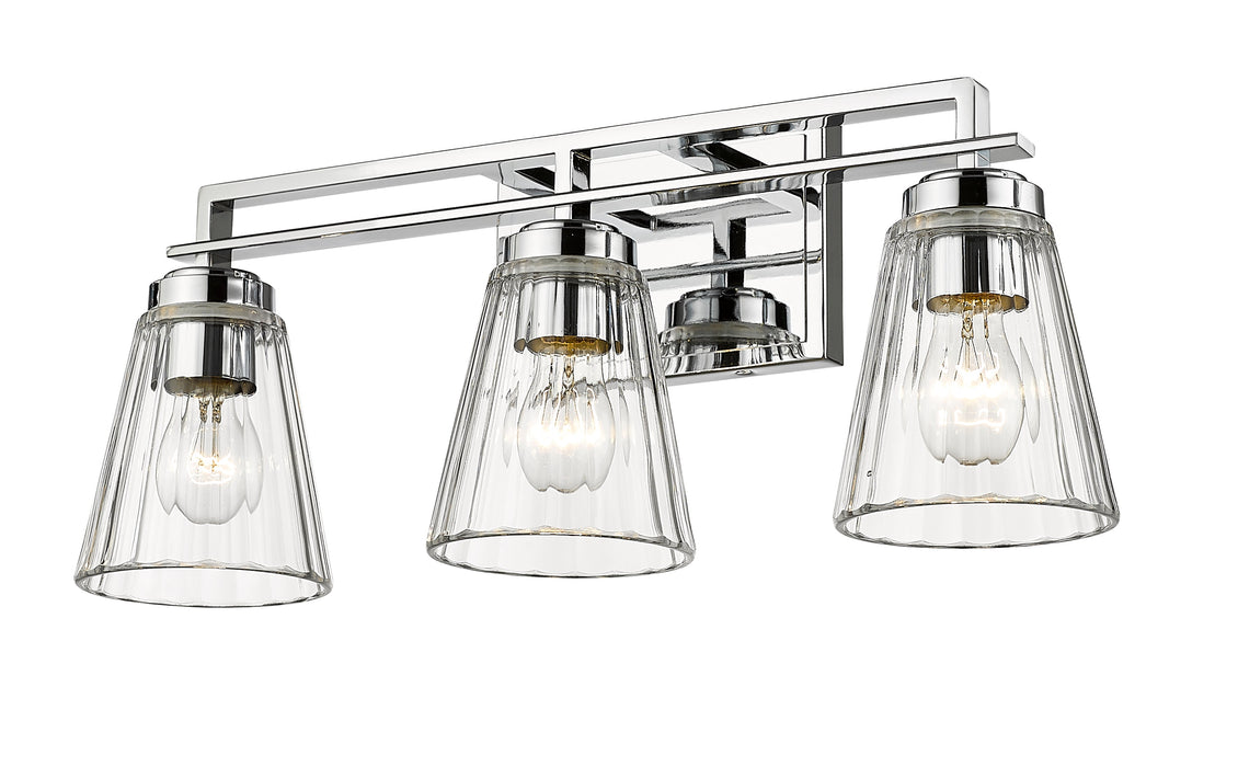 Vanity Z-Lite 823-3V-CH Chrome Lyna 3 Light Vanity Z-Lite