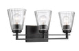 Vanity Z-Lite 823-3V-MB Matte Black Lyna 3 Light Vanity Z-Lite