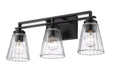 Vanity Z-Lite 823-3V-MB Matte Black Lyna 3 Light Vanity Z-Lite