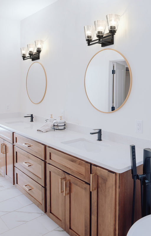 Vanity Z-Lite 823-3V-MB Matte Black Lyna 3 Light Vanity Z-Lite