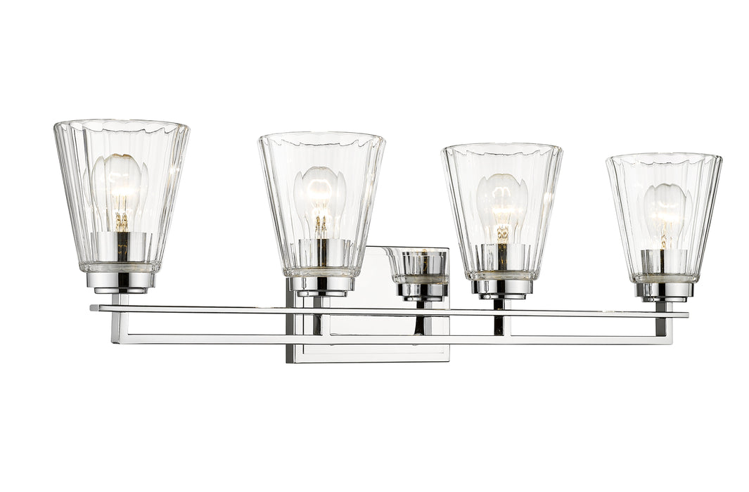 Vanity Z-Lite 823-4V-CH Chrome Lyna 4 Light Vanity Z-Lite