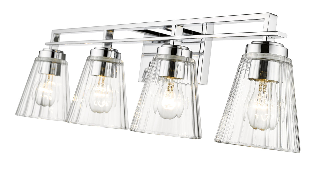 Vanity Z-Lite 823-4V-CH Chrome Lyna 4 Light Vanity Z-Lite