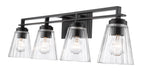 Vanity Z-Lite 823-4V-MB Matte Black Lyna 4 Light Vanity Z-Lite