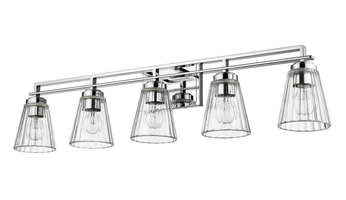 Vanity Z-Lite 823-5V-CH Chrome Lyna 5 Light Vanity Z-Lite