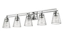 Vanity Z-Lite 823-5V-CH Chrome Lyna 5 Light Vanity Z-Lite