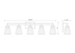 Vanity Z-Lite 823-5V-MB Matte Black Lyna 5 Light Vanity Z-Lite