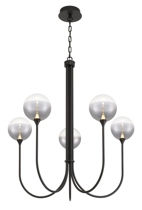Eurofase 48923-026 Iissa 34" Matte Black LED Chandelier