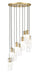 Chandelier Z-Lite 824P-11R-MGLD Modern Gold Alton 11 Light Chandelier Z-Lite