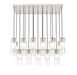 Linear Chandelier Z-Lite 824P-17L-BN Brushed Nickel Alton 17 Light Linear Chandelier Z-Lite