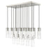 Linear Chandelier Z-Lite 824P-17L-BN Brushed Nickel Alton 17 Light Linear Chandelier Z-Lite