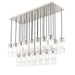 Linear Chandelier Z-Lite 824P-23L-BN Brushed Nickel Alton 23 Light Linear Chandelier Z-Lite