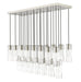 Linear Chandelier Z-Lite 824P-23L-BN Brushed Nickel Alton 23 Light Linear Chandelier Z-Lite