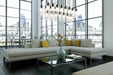 Linear Chandelier Z-Lite 824P-23L-MB Matte Black Alton 23 Light Linear Chandelier Z-Lite