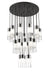 Chandelier Z-Lite 824P-27R-MB Matte Black Alton 27 Light Chandelier Z-Lite
