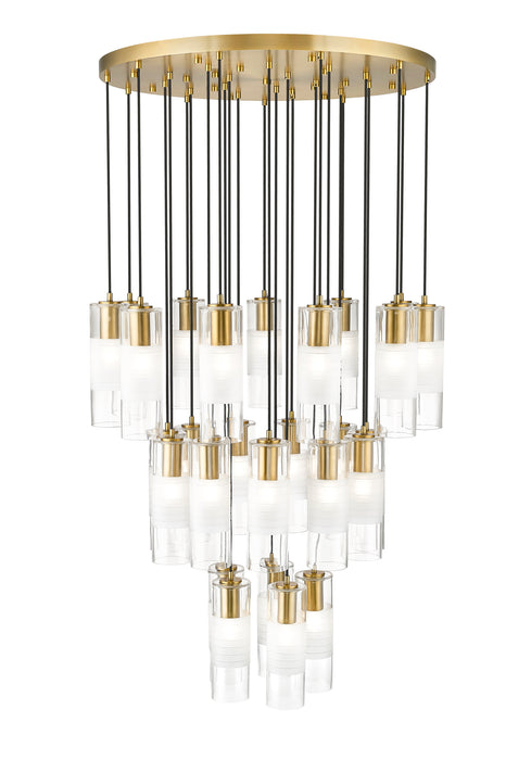 Chandelier Z-Lite 824P-27R-MGLD Modern Gold Alton 27 Light Chandelier Z-Lite