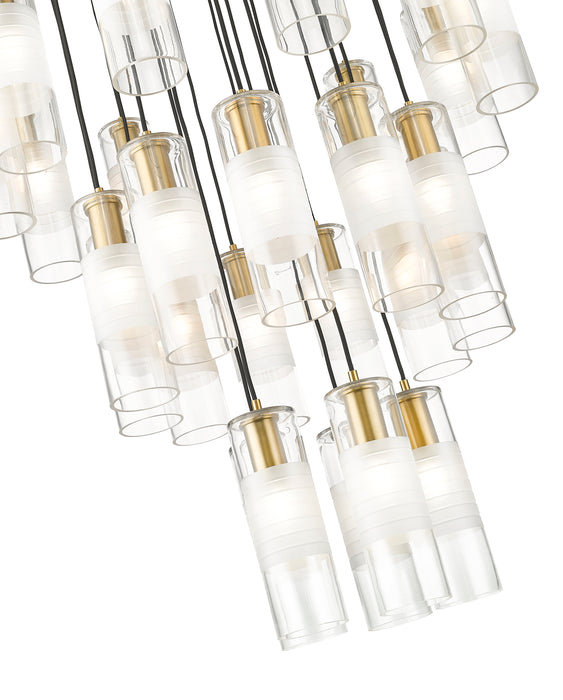 Chandelier Z-Lite 824P-27R-MGLD Modern Gold Alton 27 Light Chandelier Z-Lite