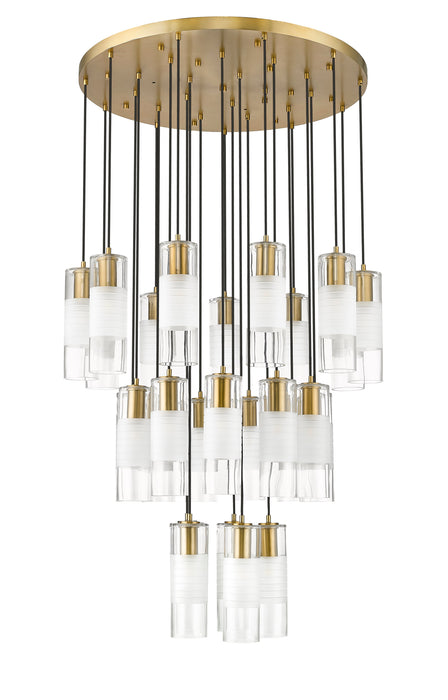 Chandelier Z-Lite 824P-27R-MGLD Modern Gold Alton 27 Light Chandelier Z-Lite