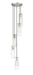 Chandelier Z-Lite 824P-5R-BN Brushed Nickel Alton 5 Light Chandelier Z-Lite
