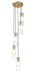 Chandelier Z-Lite 824P-5R-MGLD Modern Gold Alton 5 Light Chandelier Z-Lite